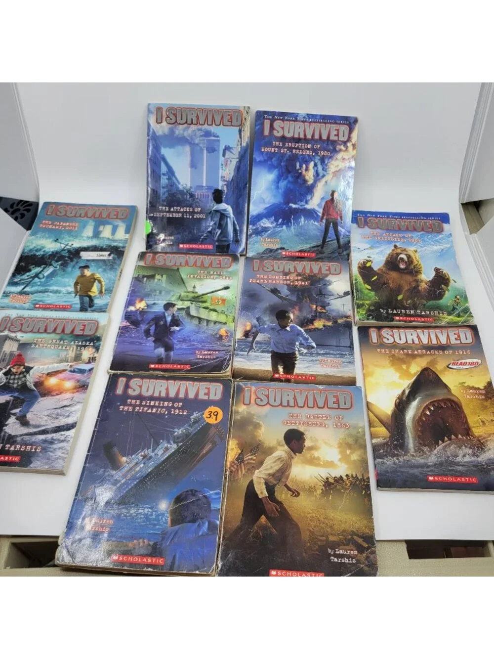 I SURVIVED Lot of 10 Juvenile Historical NonFiction Chapter Books - BK104